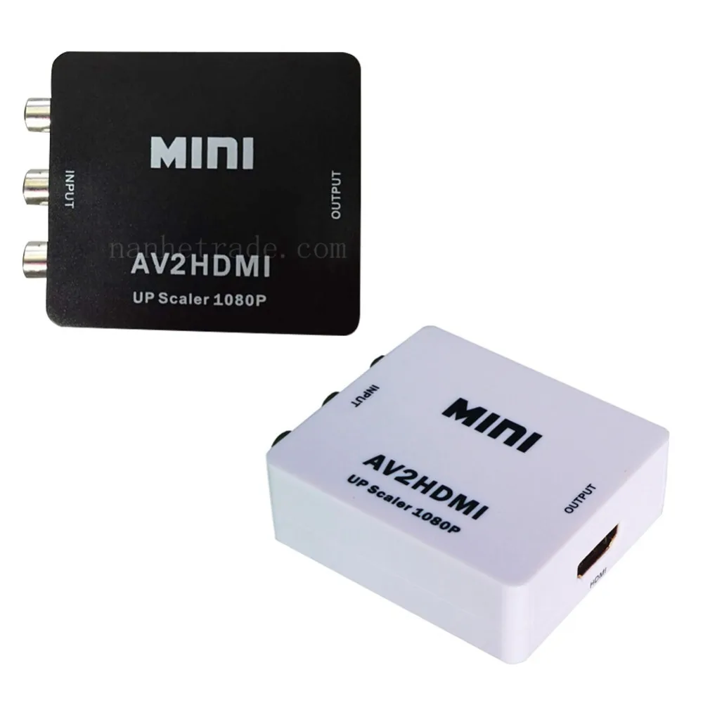 Ssriver RCA для HDMI AV к 1080 P AV2HDMI Мини конвертер преобразователь сигнала ТВ VHS