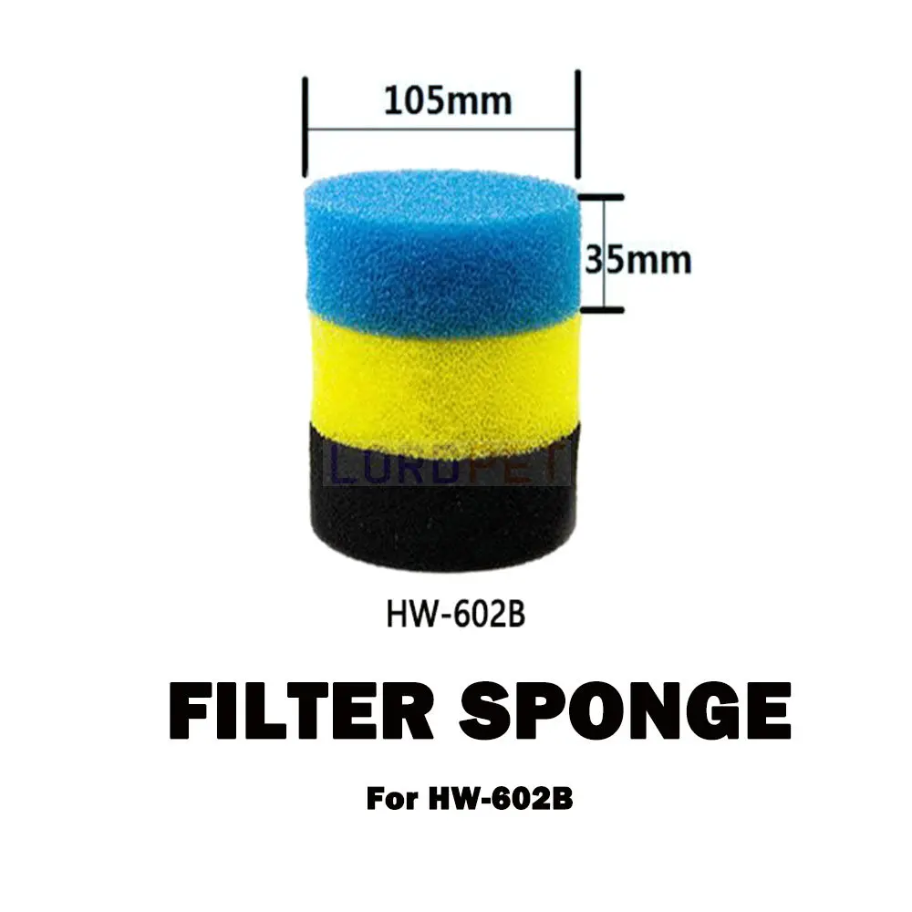 602b filter sponge SunSun запасные части на входе на выходе держатель трубы фильтр Spone Oring аксессуары для внешний фильтр для аквариума HW603B 603B HW602B 602B - Цвет: 602b filter sponge
