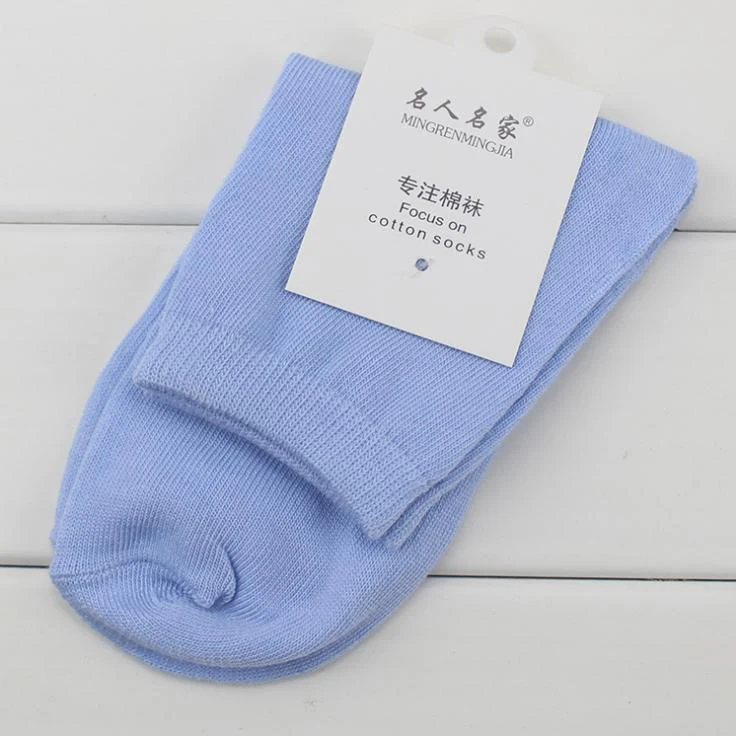 Носки женские короткие однотонные карамельных цветов на весну/Осень/зиму