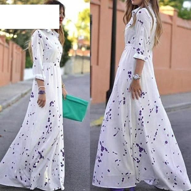 Летнее платье женское Boho Even ing длинное пляжное сексуальное элегантное шифоновое