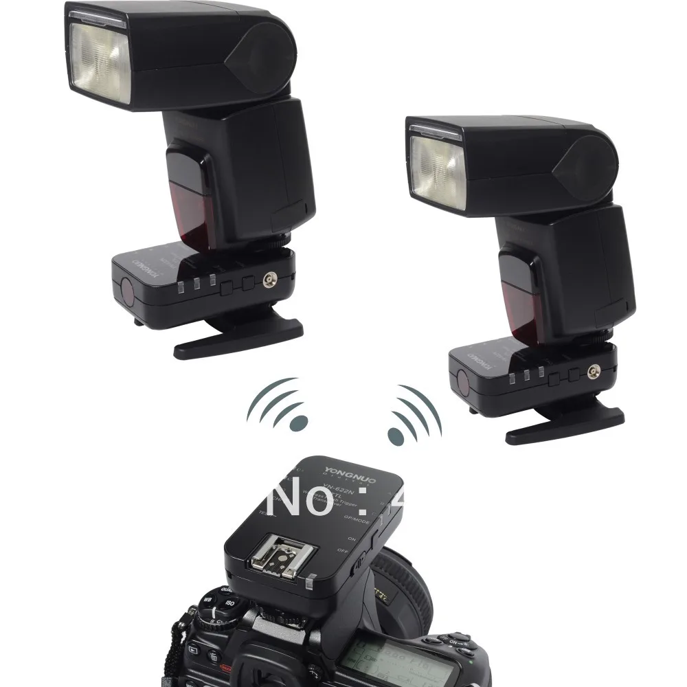 Single YN622 TTL flash trigger for Nikon D800E D800 D700 D300S D300 D200 D7100 D7000 D90 D80 D5200 D5100 D5000 D3200 D3100 D3000 |