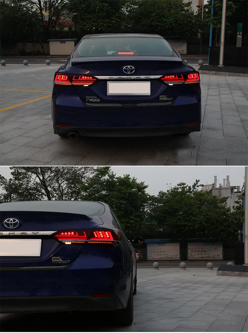 Автомобильный Стильный чехол для Toyota camry задние фонари светодиодный задний фонарь для Toyota camry задний фонарь