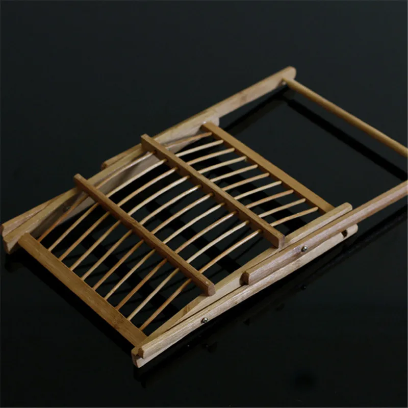 

10pcs/lot Bamboo braided rack mutton rack cool dry fried vegetables bamboo folding basket bamboo hanger