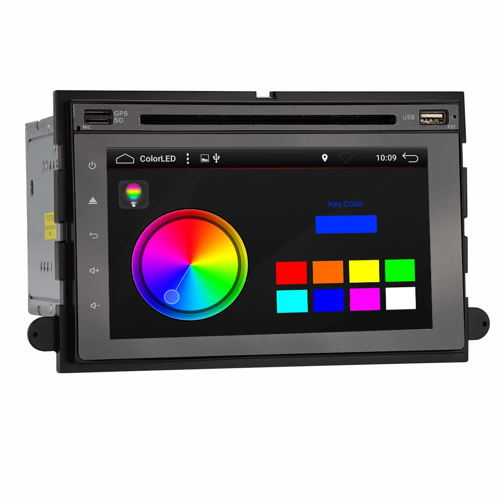 Eunavi 7 'ɲ Din Octa 8 core Android 1 автомобильный DVD для Ford Focus Fusion Expedition Explorer F150 F350 F500 Escape Edge