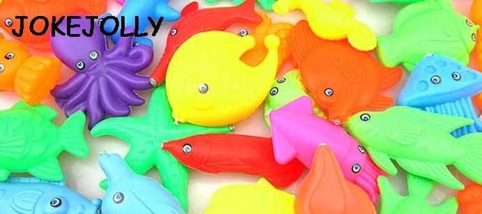 6 шт./лот, обучающая Магнитная игрушка для рыбалки, веселые спортивные игрушки для рыбалки, подарок для ребенка/ребенка, GYH