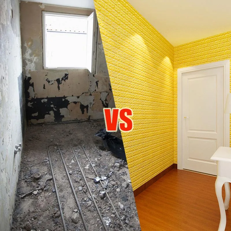 3D Foam Wall Stickers Safty Home Decor DIY Brick Living Room Kids Bedroom Decorative Sticker | Дом и сад