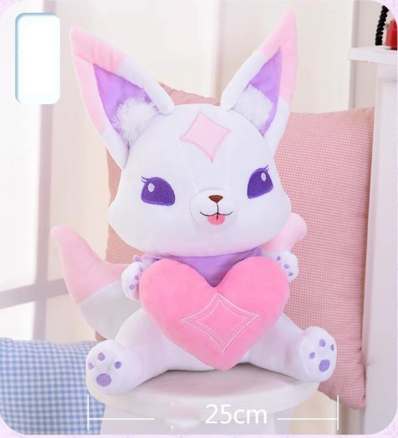 33 см аниме Star Guardian Ahri плюшевая игрушка «Лиса» милый Кико талисман лиса Мягкие и плюшевые Мультяшные куклы игрушки для детей коллекция подарок