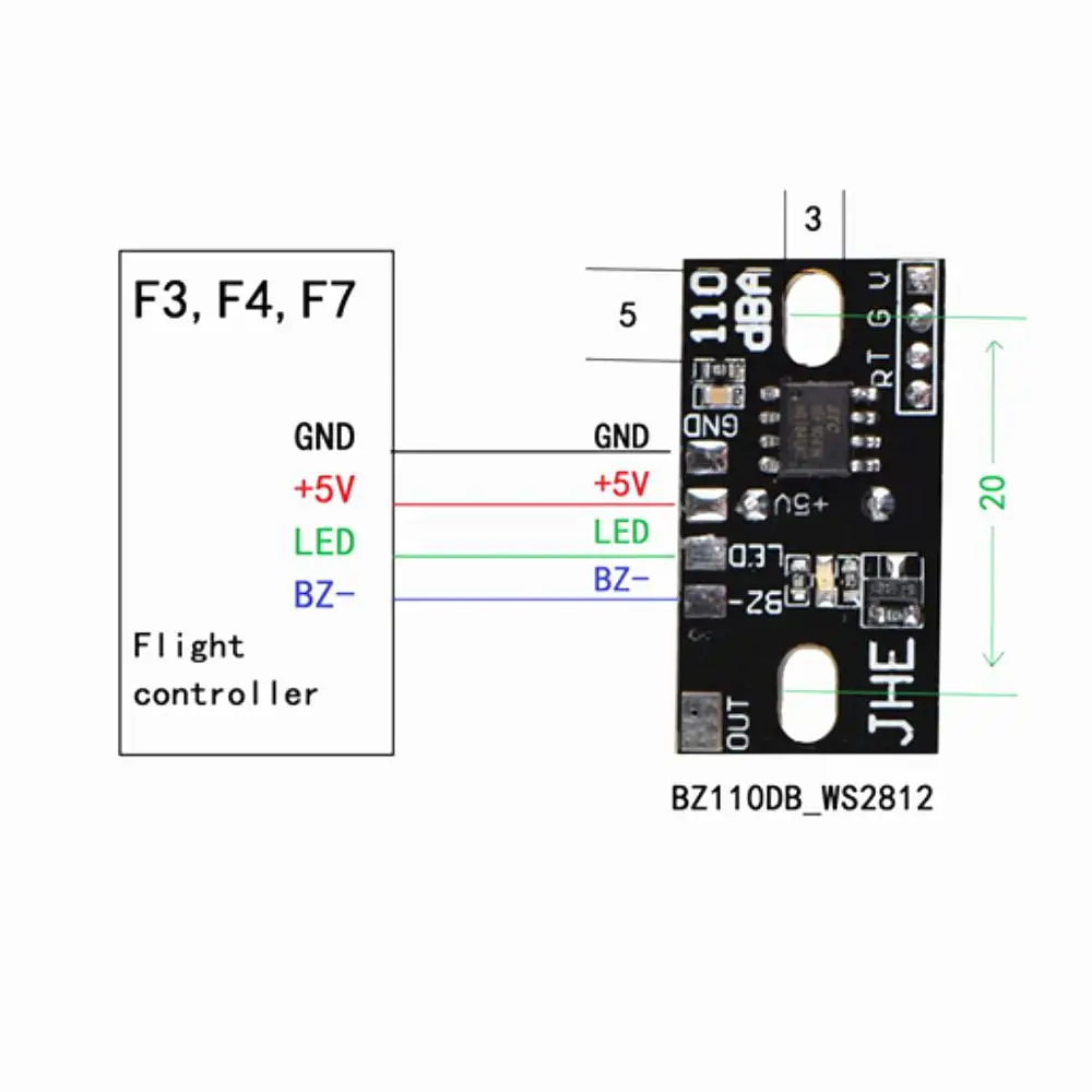LeadingStar 110DB супер громкий звуковой активный зуммер с WS2812 светодиодный светильник