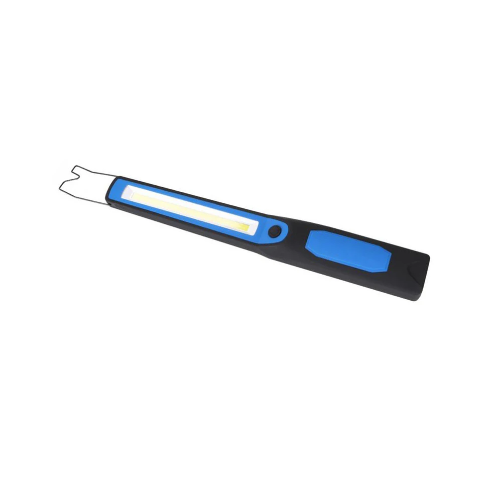 Blue Aukelly светодиодный USB флэш-светильник COB тонкий рабочий светильник перезаряжаемый магнитный подвесной крючок портативный Точечный светильник для ремонта автомобиля - Испускаемый цвет: Blue