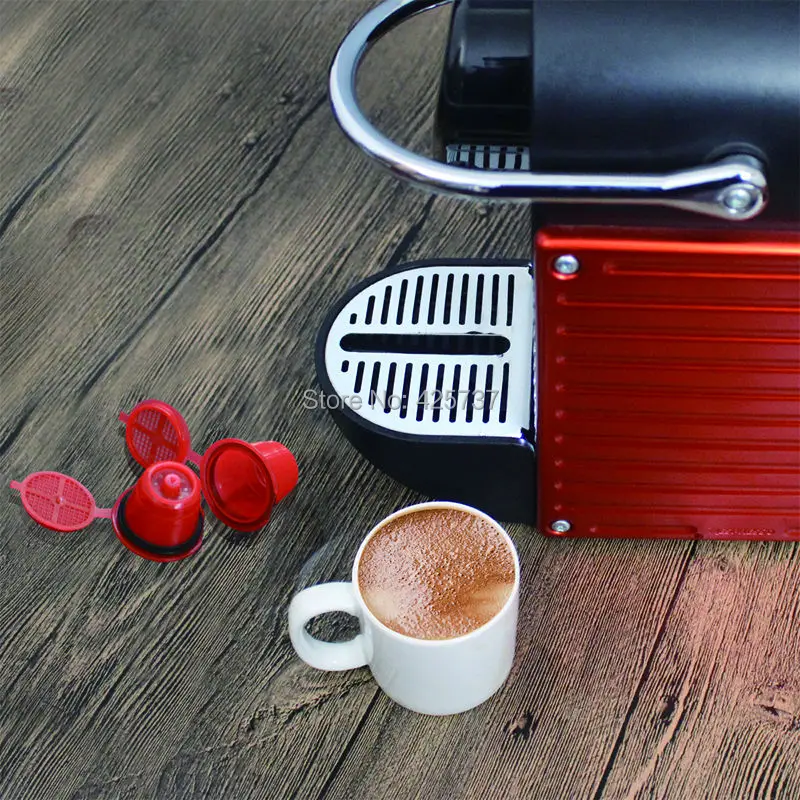 Бренд gamlung набор из 5 многоразовых капсул nespresso|capsule plastic|capsule coffeecapsule case |