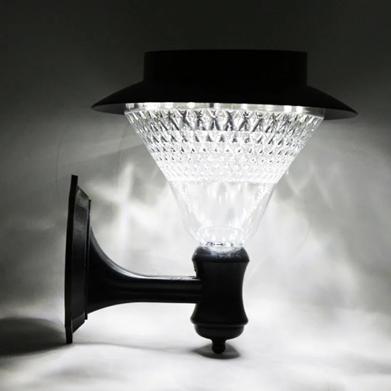 Уличный настенный светильник на солнечной батарее 3x1200 мАч|solar lamp|outdoor gardensolar wall light