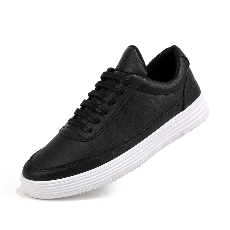 Men PU Shoes Fashion Men's Casual Flats Autumn Sneakers Hombre Deportiva Classic Street Leisure | Обувь