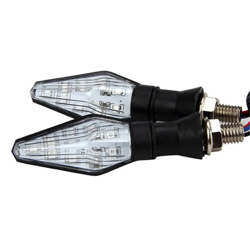 2 шт. 1 пара универсальных светодиодных индикаторов поворота для мотоцикла 12В