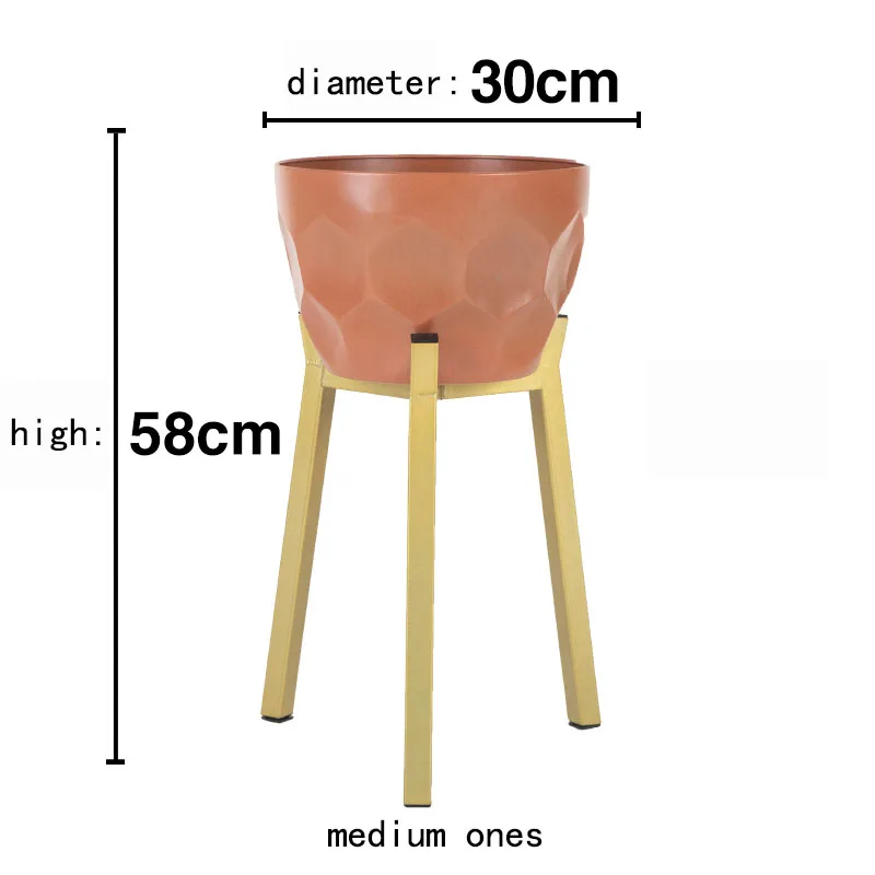 Кованая Железная Цветочная полка напольный Балконный цветочный горшок домашняя
