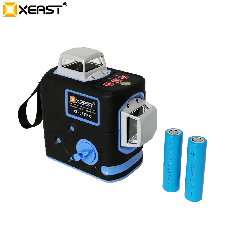 XEAST XE 68R Pro 3D Лазерные уровни 12 линий поперечный уровень самонивелирующийся