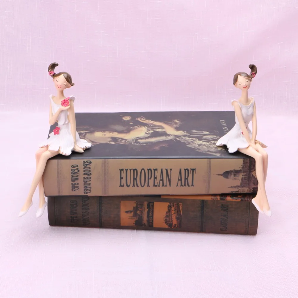 2 шт./компл. статуэтки поделок из смолы с милым ангелом свадебный подарок