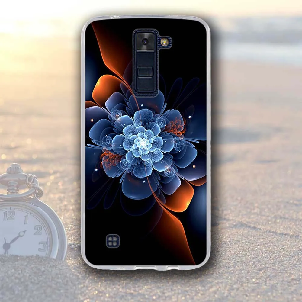 Чехол для телефона LG K8 K350N K350DS LTE K350E Escape 3 K373 Phoenix 2 мягкий силиконовый чехол-накладка для LG K7 K10 Leon Spirit сумки - Цвет: 25