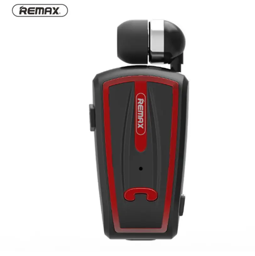 remax беспроводной Bluetooth воротник клип гарнитура с микрофоном громкой связи вкладыши бизнес стерео гарнитура для Xiaomi huawei