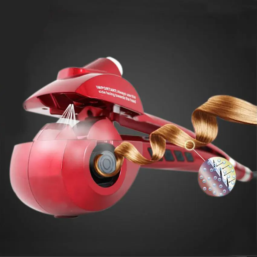 Новая автоматическая спрей щипцы для завивки Керамика паровые волос укладки