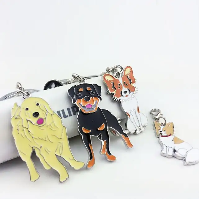 1 шт. немецкая овчарка бирка диск металл Pet ID аксессуары из эмали воротник ожерелье кулон#01