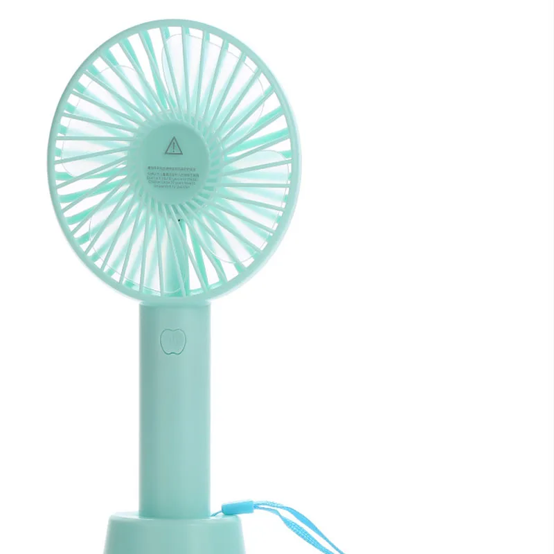 Новый стиль Макарон ручной вентилятор мини портативный usb зарядка с основанием