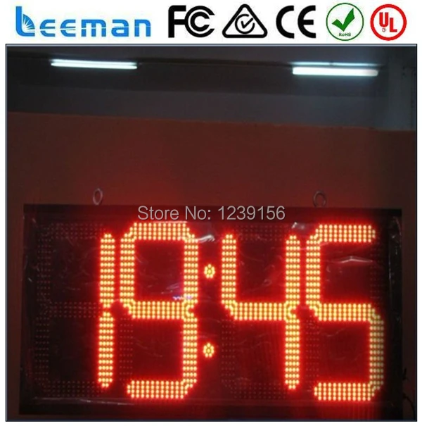 Leeman 3 цифр Многофункциональный Красный Таймер Цифровой LED Wall Обратного Отсчета