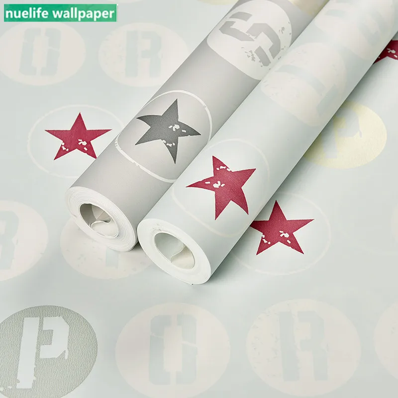 Детская комната мультфильм буквы звезды шаблон Нетканые обои Девушка принцесса