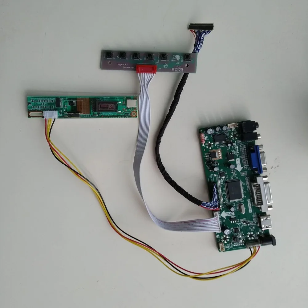 

For LP154W01(TL)(E1)/(TL)(E3) panel monitor display 1280X800 15.4" M.NT68676 HDMI DVI VGA LCD DIY Controller board Kit