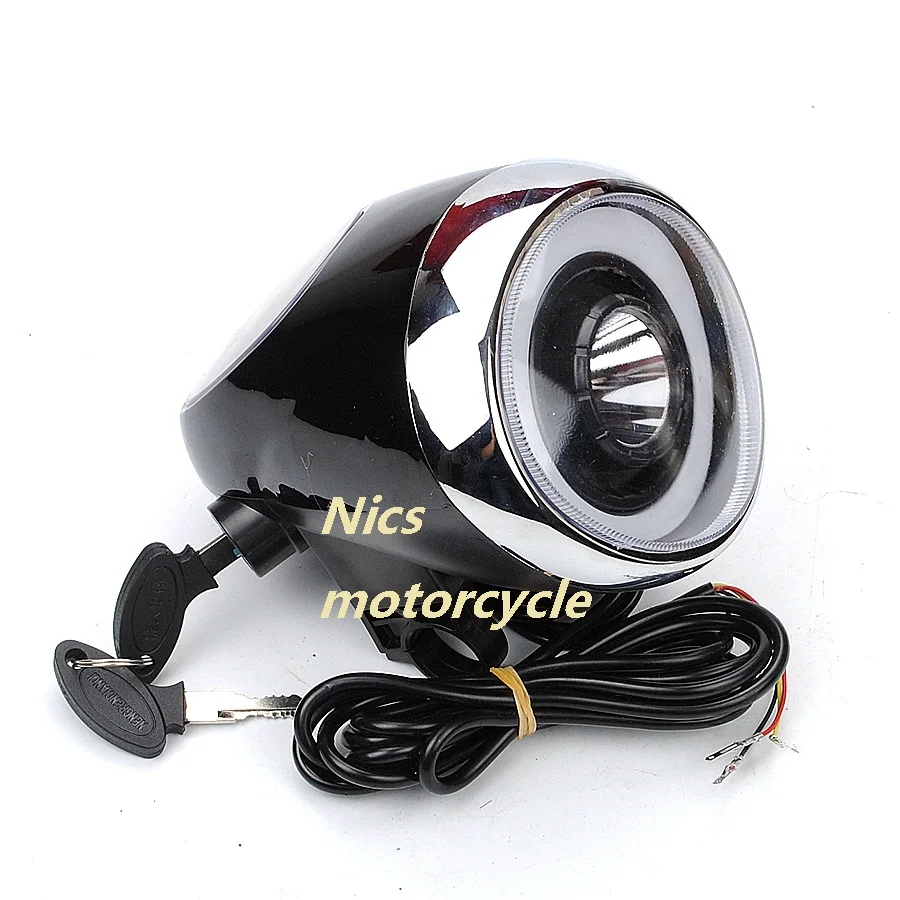 Светодиодный переключатель для ключей электрический мотоцикл 60 в ангельский