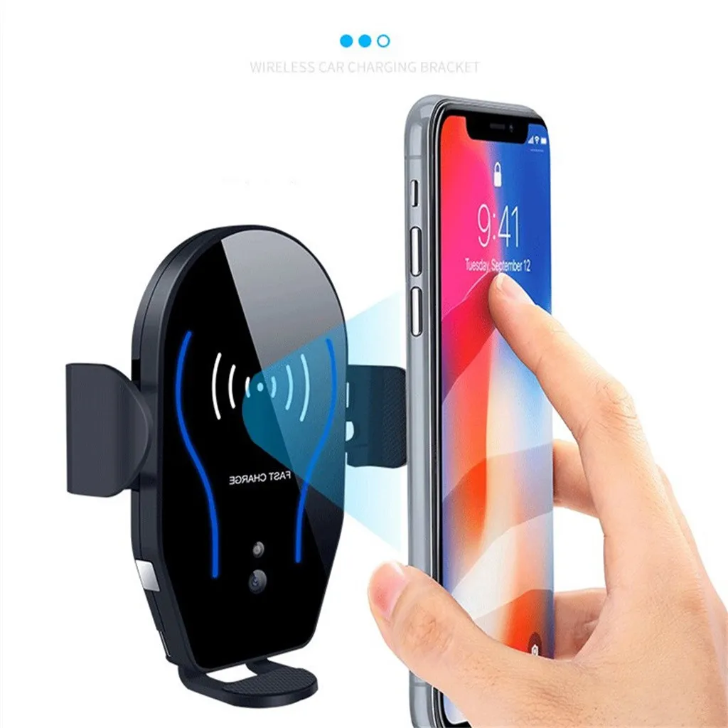 Инфракрасный индукционный автомобильный беспроводной зарядный мобильный