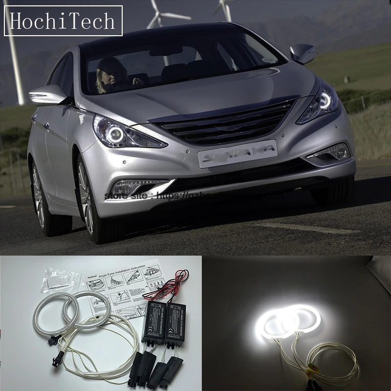 HochiTech для Hyundai Sonata i45 2009 2014 Ультра ярсветильник дневной свет DRL CCFL глаза ангела