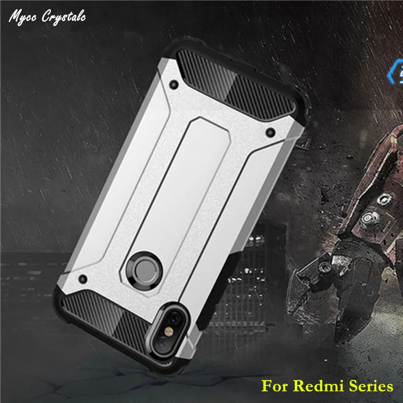 Hybrid Shockproof Armor Phone Back Case for Xiaomi Redmi 6A 6 S2 5A 4A 5 Plus Note Pro 4 4X Hard Rugged Impact Cover Fundas |
