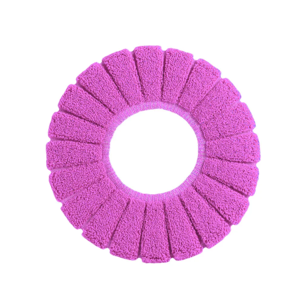 Purple Абсолютно Новая удобная бархатная Коралловая наволочка для ванной унитаза стандартная Подушка с рисунком тыквы моющиеся аксессуары для туалета - Цвет: Purple