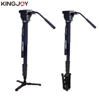 kingjoy official mp4008fkh 6750 aluminum flip monopod kit for all models camera tripod stand movil flexible stativ slr dslr
