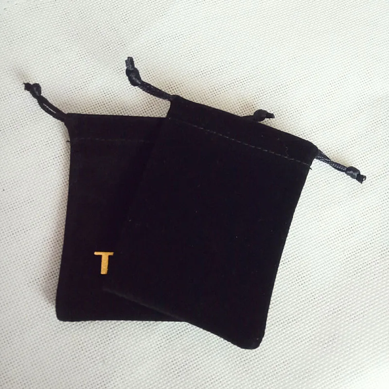 

Lanseis Warm Flannelette Bags, 1Pcs Black Bag For Your Lovely Fashion Jewelry