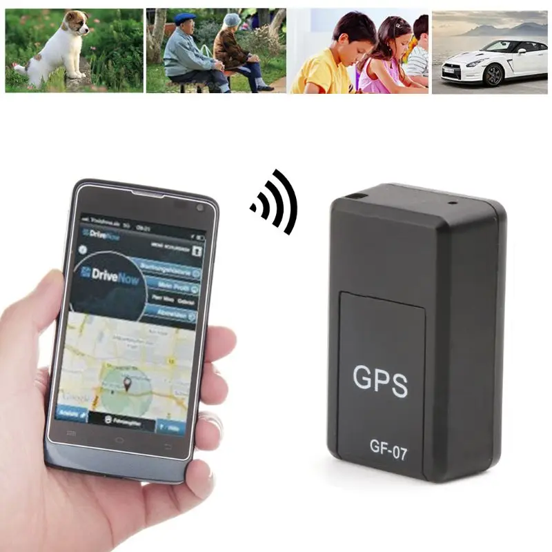 Мини Портативный GSM/GPRS трекер GF07 GPS устройство для слежения Спутниковое