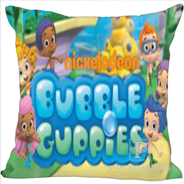 На заказ Наволочка Bubble Guppies квадратный Подушка на молнии Обложка распечатать ваши фотографии 20x20 см, 35x35 см(одна сторона) 180117#88 - Цвет: Pillowcases