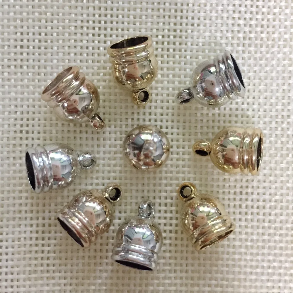 Концевая крышка с кисточкой и УФ покрытием для бижутерии 30 шт.|Ювелирная