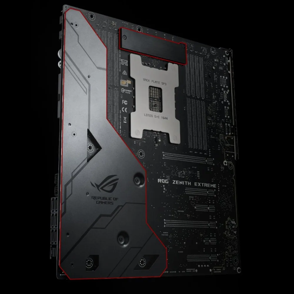 ROG ZENITH EXTREME X399 настольная материнская плата 802.11ad Wi-Fi DDR4 10G LAN Поддержка TR4 M.2 кулер материнская плата