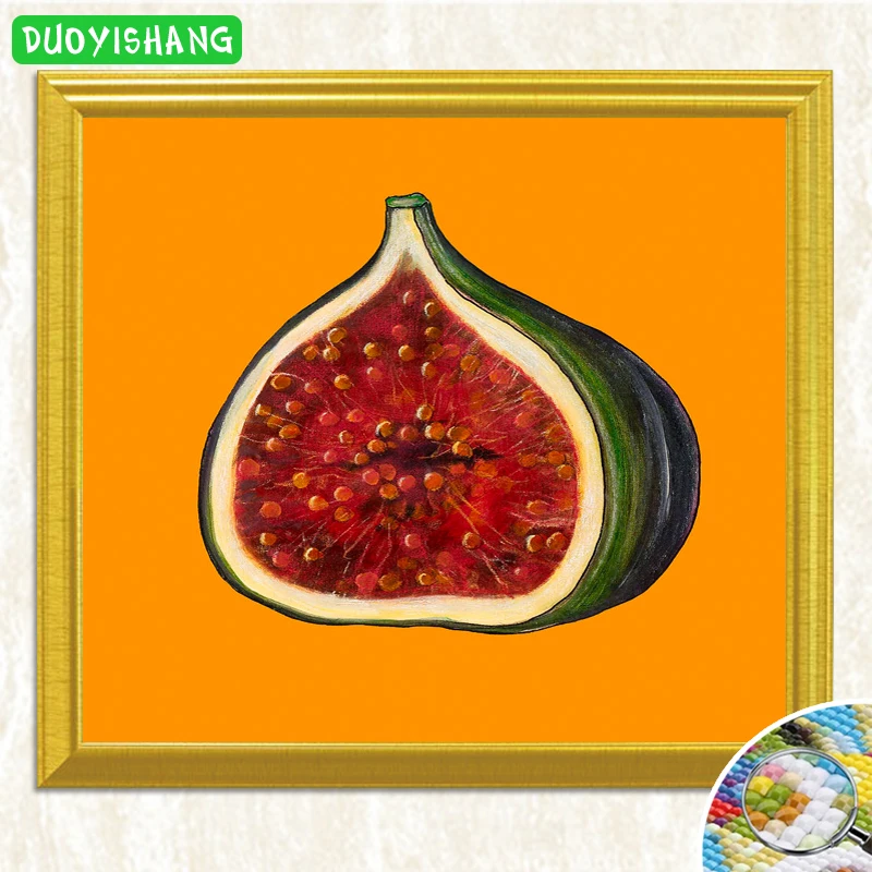 DUOYISHANG оранжевый рис фруктовый художественный Декор 5D DIY Алмазная картина