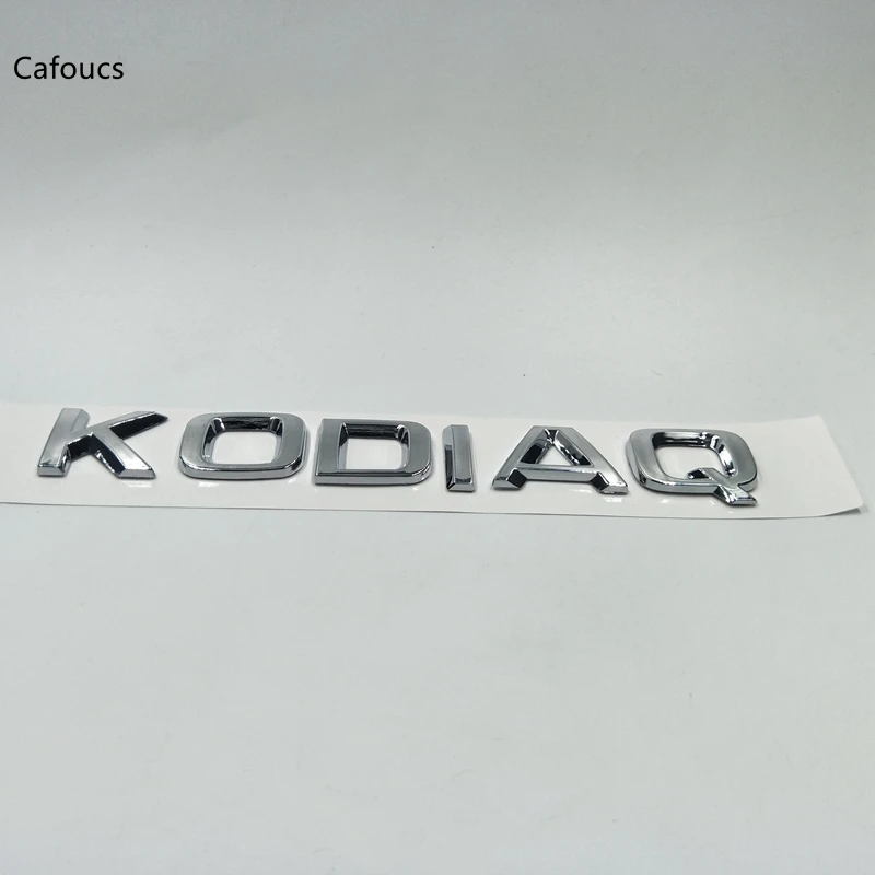 Наклейки Cafoucs с надписью на заднюю дверь для Skoda Kodiaq|Наклейки автомобиль| |