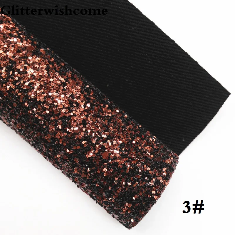 3 Glitterwishcome 21X29 см A4 Размеры виниловые обои для бантами, с эффектом блестящей кожи тканевый Виниловый фон для банты, GM117A - Цвет: 3