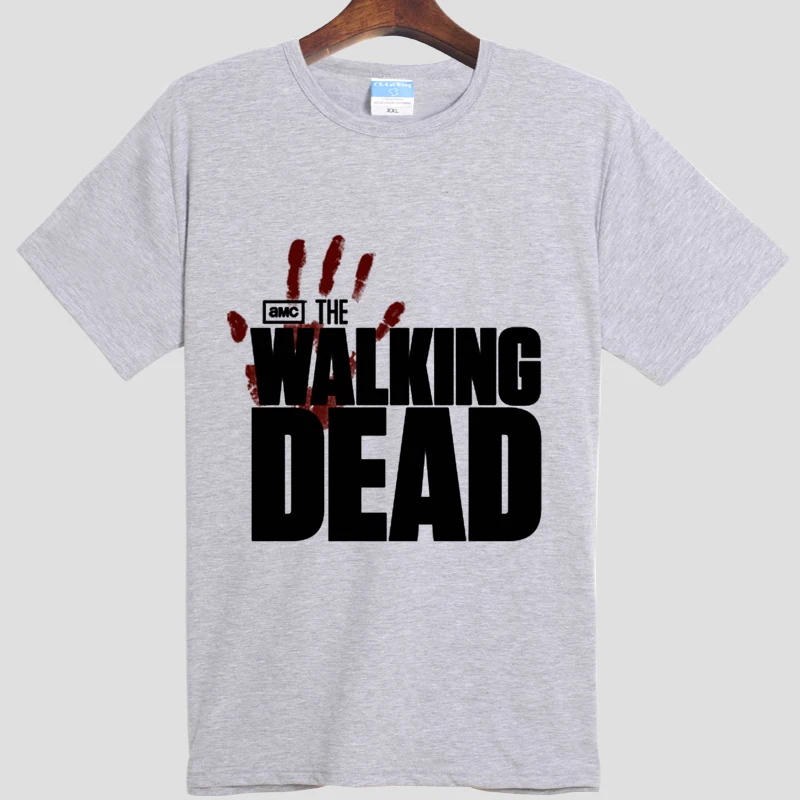 Walking dead Тема TV Летний отдых Футболка различных дизайн Популярные Футболки |