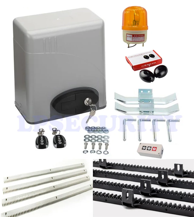 LPSECURITY 600 кг жилые авто электрические раздвижные ворота двигатели с датчик для