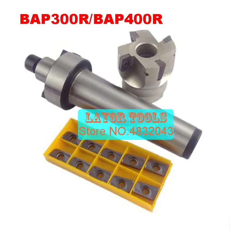 Фрезерный станок с ЧПУ MT2 FMB22 M10 MT3 M12 MT4 хвостовиком BAP400R 50 22 10 вставками APMT1604 для