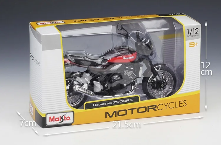 Maisto 1:12 Kawasaki Z900RS кафе Литая модель мотоцикла