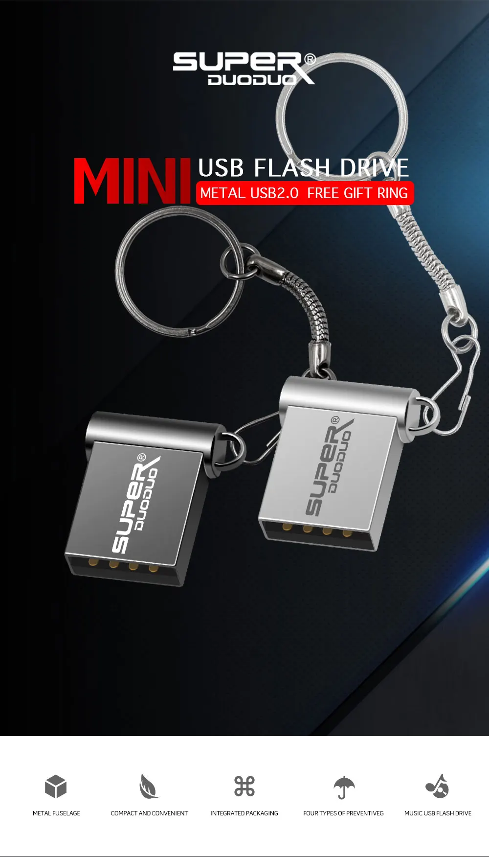 Супер мини флеш-накопитель 32 ГБ, металлический USB флеш-накопитель, 4 ГБ, 8 ГБ, 16 ГБ, 32 ГБ, 64 ГБ, 128 ГБ, флеш-накопитель USB2.0, крошечная карта памяти, U диск, cle usb