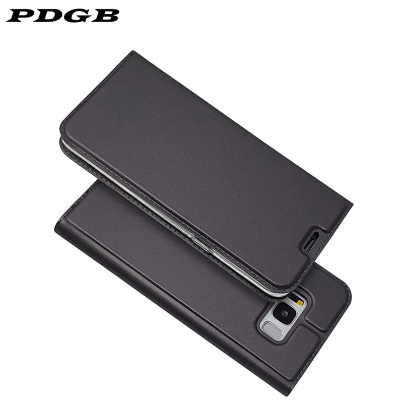 Откидной кожаный чехол PDGB для Samsung Galaxy S7 Edge S8 S9 S10 Lite Note 8 9 A6 A7 A8 Plus 2018 роскошный