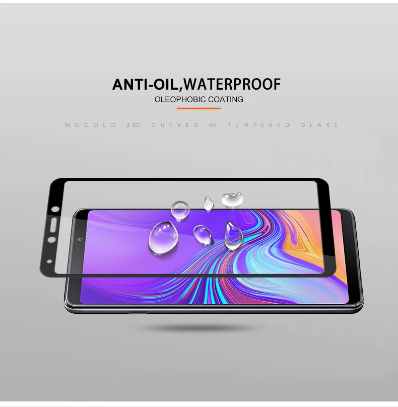 Mocolofor samsuny A9 закаленное Стекло H и H+ Pro Полное покрытие Экран протектор для samsung Galaxy A6 A7 A8 плюс A9 защитная пленка
