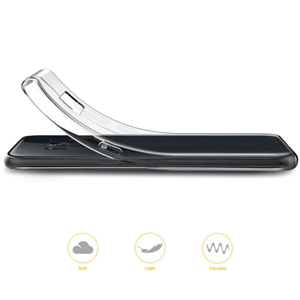 Оригинальный чехол EasyAcc для Samsung Galaxy S8 чехлы гибкий модный Ультратонкий из ТПУ plus